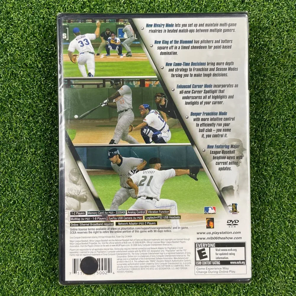 MLB 06: The Show (Sony PlayStation 2, 2006) NEW Sealed
